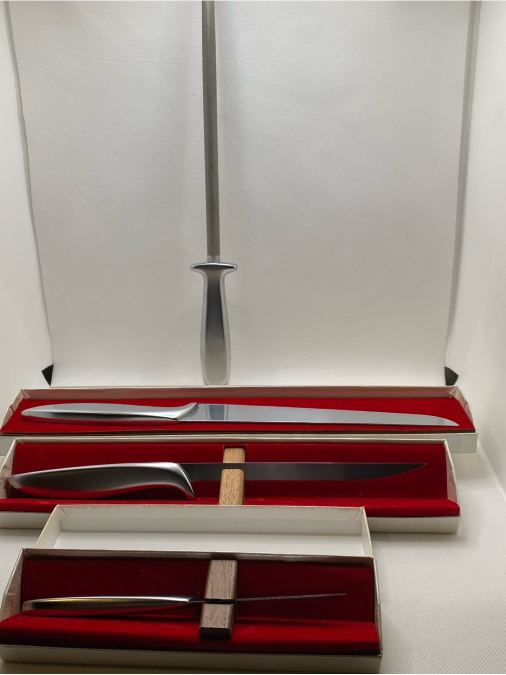 Gerber Three-Knife Set with Sharpening Steel